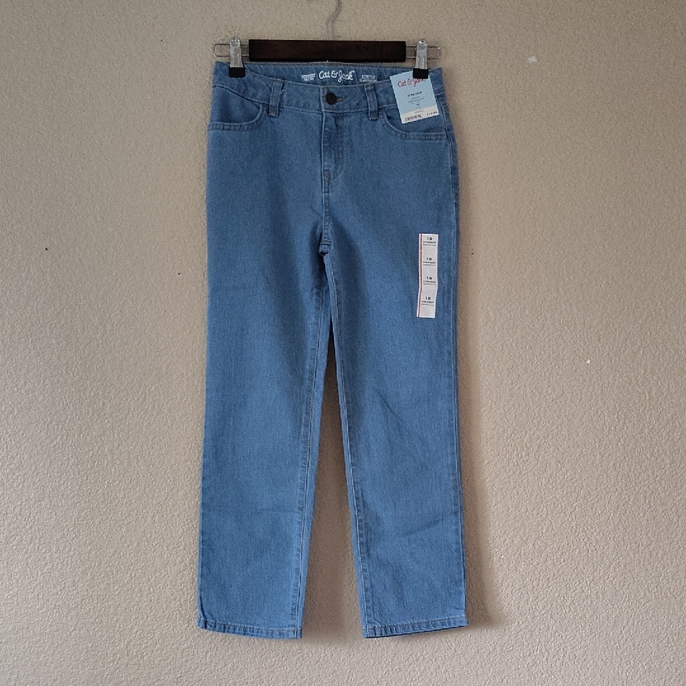 Cat & Jack Straight Leg Blue Jeans / Size 10